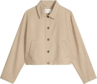 Marc O'Polo Jassen, Dames, Beige, XS, Katoen, Overshirt