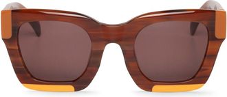Mr.Boho Bondi BHG27-08 Womens Sunglasses Brown Size 49