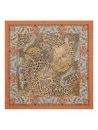 Etro Foulard con motivo paisley animalier - Toni neutri