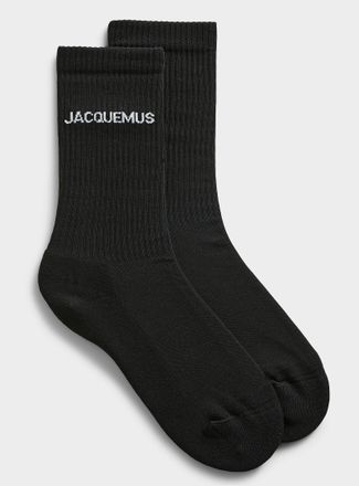 Jacquemus Mens Signature ribbed socks