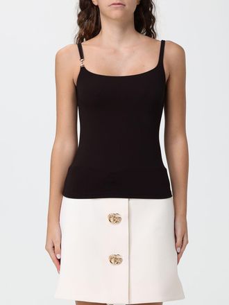 Gucci Top slim fit in viscosa con dettaglio Morsetto