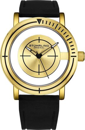 Stührling Aviator Quartz Gold Dial Mens Watch M16255