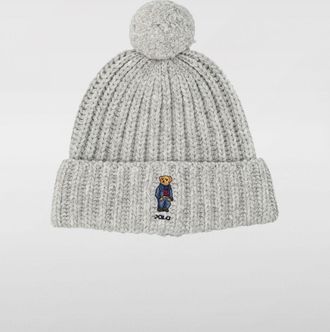 Polo Ralph Lauren Cappello Polo Ralph Lauren in lana a coste con pompon