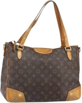 Louis Vuitton Pre-owned Handbags, female, Brown, Size: ONE SIZE Pre-owned Vintage Canvas Handbag