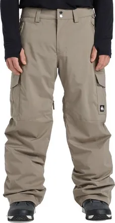 Quiksilver Porter Waterproof Snow Pants in Fallen Rock at Nordstrom, Size X-Large