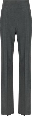 Valentino Garavani Gray Virgin Wool Dress Womens Pants