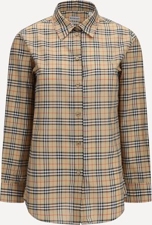 Burberry Camicia in cotone Check classica Woman 10