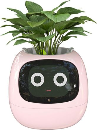 OEM Macetas Inteligentes Con Inteligencia Artificial, Visualizaci&oacute;n De La Hora Y Numerosas Animaciones Expresivas Basadas En El Entorno, Para Decoraci&oacute;n D