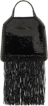 Stella McCartney Womens Falabella Tote Bag Black Polyester Handbags Hand