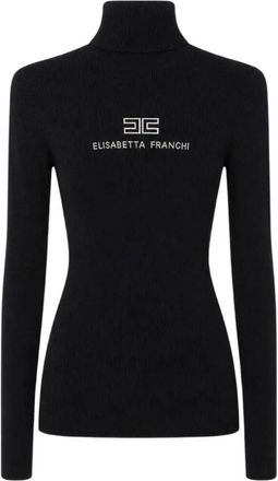 Elisabetta Franchi Ribbed Knit Top