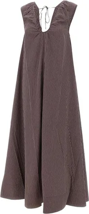 Faithfull The Brand Kleedjes, Dames, Bruin, M, Katoen, Pedrera Maxi Jurk