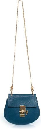 Chlo&eacute; Pre-owned Leather crossbody-bags - Dames - Vintage Schoudertas - Blauw - ONE Size - Leer - Vintage