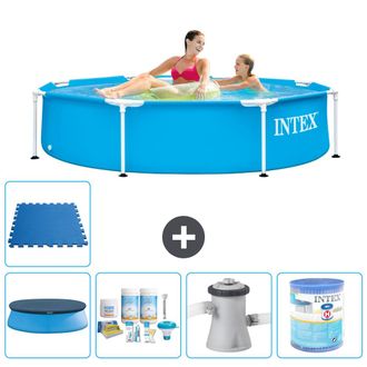 Intex Piscina Con Estructura Redonda - 244x51 Cm - 7-piezas S31413