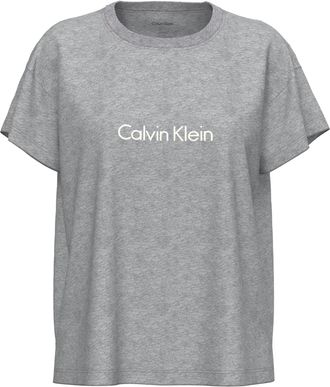 Calvin Klein Underwear Shirttop RELAXED TEE, Damen, Gr. XL (42), grau heather, Web, Obermaterial: 95% Baumwolle, 5% Elasthan, CALVIN KLEIN UNDERWEAR, meliert, relaxed fit no