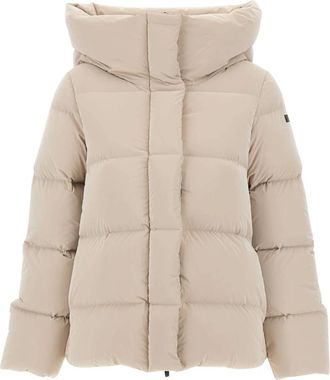 Roberto Ricci Design Superrduck! Tubic 14 Jas - Dames - Winterjassen - Beige - XS - Leer - Jassen