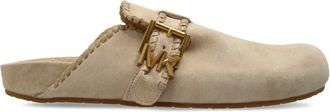 Michael Kors Schoenen, Dames, Beige, 40 EU, Leer, Greer Mules