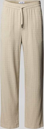 Only & Sons Regular Fit Hose aus Viskose-Mix mit Leinen-Anteil Modell SINUS in Beige, Gr&ouml;&szlig;e M
