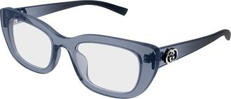 Gucci Demo Cat Eye Ladies Eyeglasses GG2027O 003 52