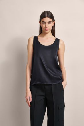 Bugatti Tanktop BUGATTI, Damen, Gr. 36, schwarz, 96% Viskose, 4% Elasthan, normal, Tops Tanktop