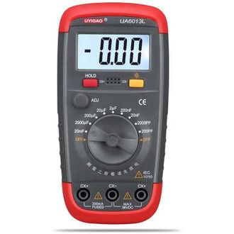 OEM Medidor De Capacitancia Profesional, Comprobador Digital De Condensadores De 0,1 Pf A 20000 Uf Con Retroiluminaci&oacute;n Lcd Y Funda Protectora - Crezuo