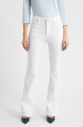 Frame Denim The Reboot High Waist Bootcut Jeans in White at Nordstrom, Size 24