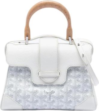Goyard Pre-owned The Mini Saigon - Dames - Vintage Handtas - Wit - ONE Size - Vintage