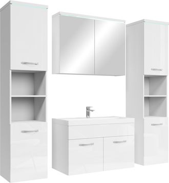 Badplaats Badplaats Conjunto De Muebles De Ba&ntilde;o Paso Xl 80 X 40 Cm - Blanc