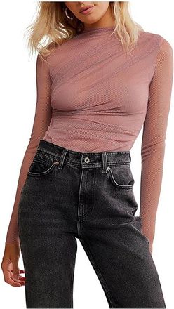 Free People On My Way Bodysuit Womens Clothing Petals : MD (Womens 8-10), Polyester/Spandex
