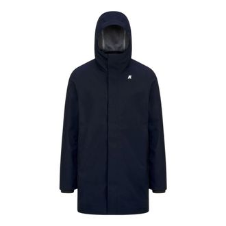 K-Way K-Way, Parkas, male, Blue, Size: 2XL Tommy Bonded Jersey