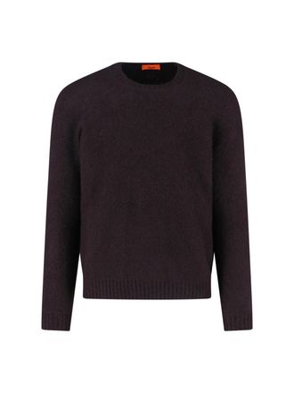 Drumohr Crew Neck Sweater with Ribbed Finishes
