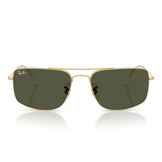 Ray-Ban Sunglasses Rb3779 001/31 Explorer 3 Gold Arista/Green Unisex