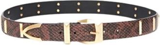 Pinko Pinko, Accessoires, Dames, Bruin, L, Riem