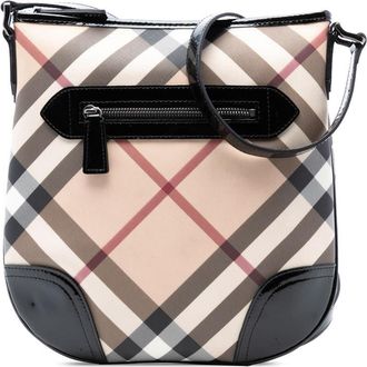 Burberry Pre-owned Burberry Supernova Check Coated Canvas Dryden Crossbody Ladies GLLL0EYZDIGU16LK