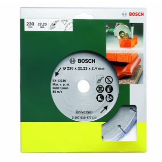 Bosch Professional 2607019477 - Disco De Diamante Para Materiales De Construcci&oacute;n (di&aacute;metro De 230 Mm)