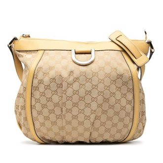 Gucci Pre-owned Gucci GG Canvas Abbey D Ring Crossbody Ladies 204940 467891