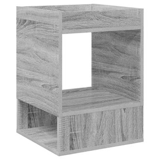 vidaXL Mesa Auxiliar Gris Sonoma 40 X 40 X 56 Cm Madera De Ingenier&iacute;a Vidaxl