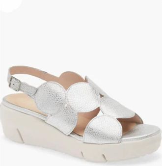 Wonders Womens Sporty Platform Sandal In Ivory
