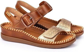 Pikolinos Leren sandalen met sleehakken, CADAQUES