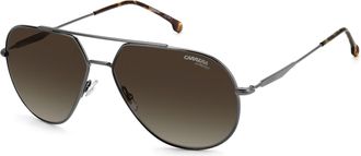 Carrera Mens 61mm Dark Ruthenium Sunglasses