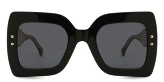 Carolina Herrera HER 0082/S 807/IR Womens Sunglasses Black Size 51