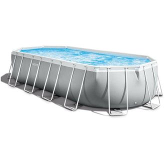 Intex Piscina Tubular Ovalada Prism - 610 X 305 X 122 Cm - Intex