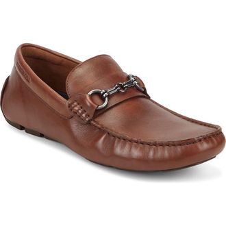 Kenneth Cole Theme Bit Moc Toe Driving Loafer in Cognac at Nordstrom, Size 11.5