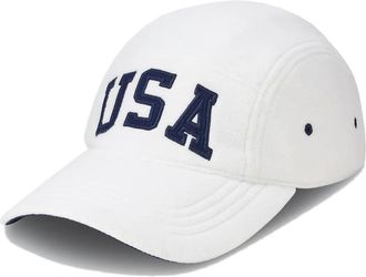 Polo Ralph Lauren Woven Cap - Heren - Petten - Wit - ONE Size - Leer - Accessoires