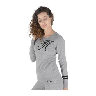 Dee Ocleppo Cashmere Knitwear, female, Gray, Size: S Stockbridge Cashmere Crew Neck Sweater