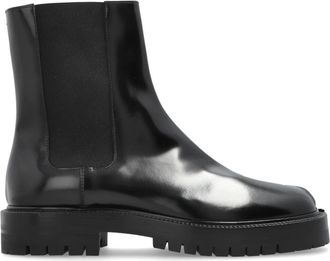 Maison Margiela Schoenen, Dames, Zwart, 41 EU, Leer, Enkellaarzen