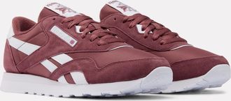 Reebok Classic Trainingsschuh REEBOK CLASSIC CLASSIC NYLON, Gr. 37,5, schwarzberry, ftwwei&szlig;, schwarzberry, Leder, Synthetik, Textil, Schuhe Trainingsschuh
