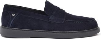 Baldinini Suede Loafer - Heren - Loafers - Blauw - 40 EU - Leer - Schoenen
