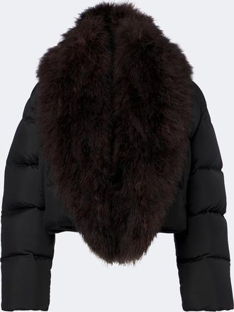 Gucci Techincal silk padded puffer jacket