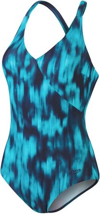 Speedo Dames/Dames Lexi Tie Dye Eendelig Zwempak (Blauwe Marine)