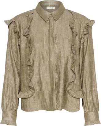 Soaked In Luxury Mujer, Blusas y Camisas, Amarillo, Talla: XS